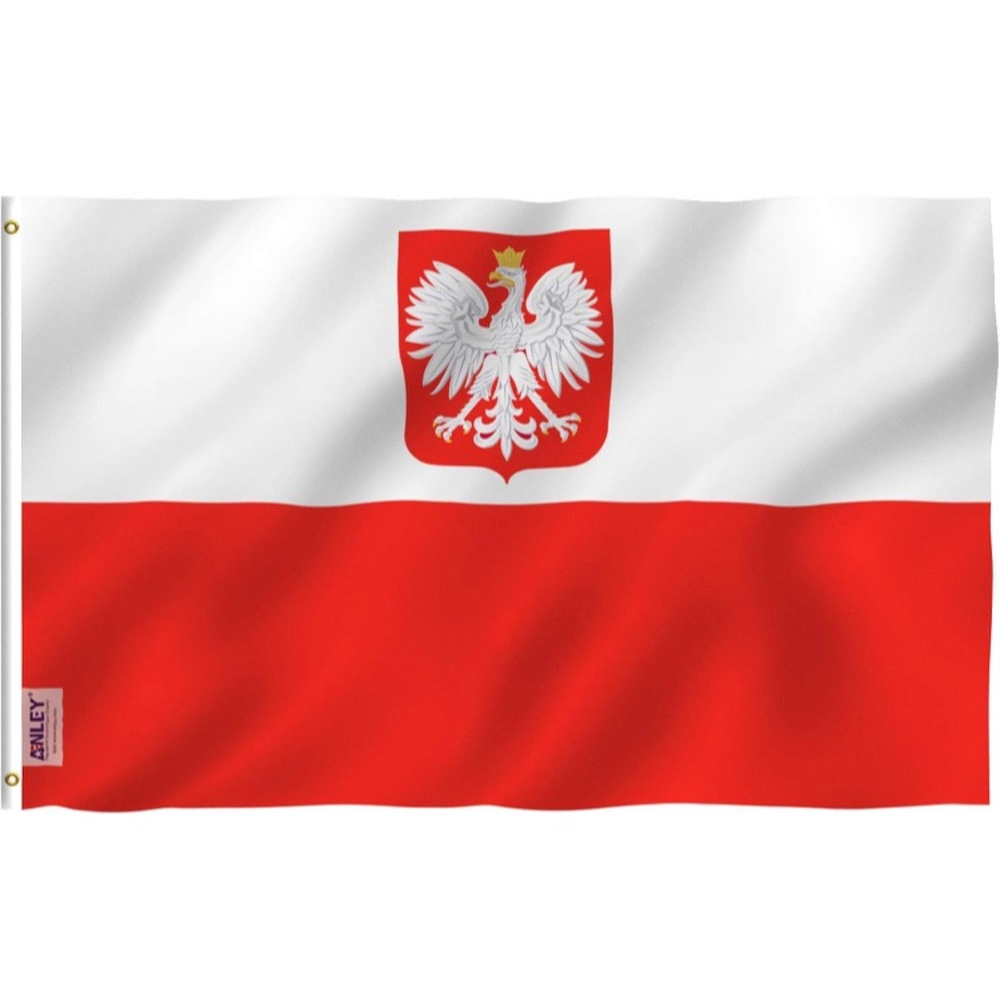 Anley Polish 3’x5’ Polyester Flag